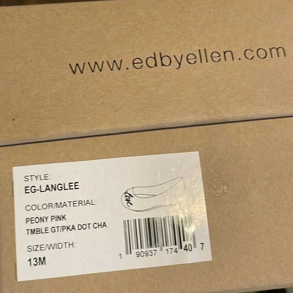 ED Ellen Degeneres Langlee Pink Ballet Flats Size 13 Medium